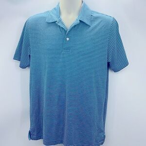 Brooks Brothers striped medium polo golf shirt